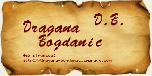 Dragana Bogdanić vizit kartica